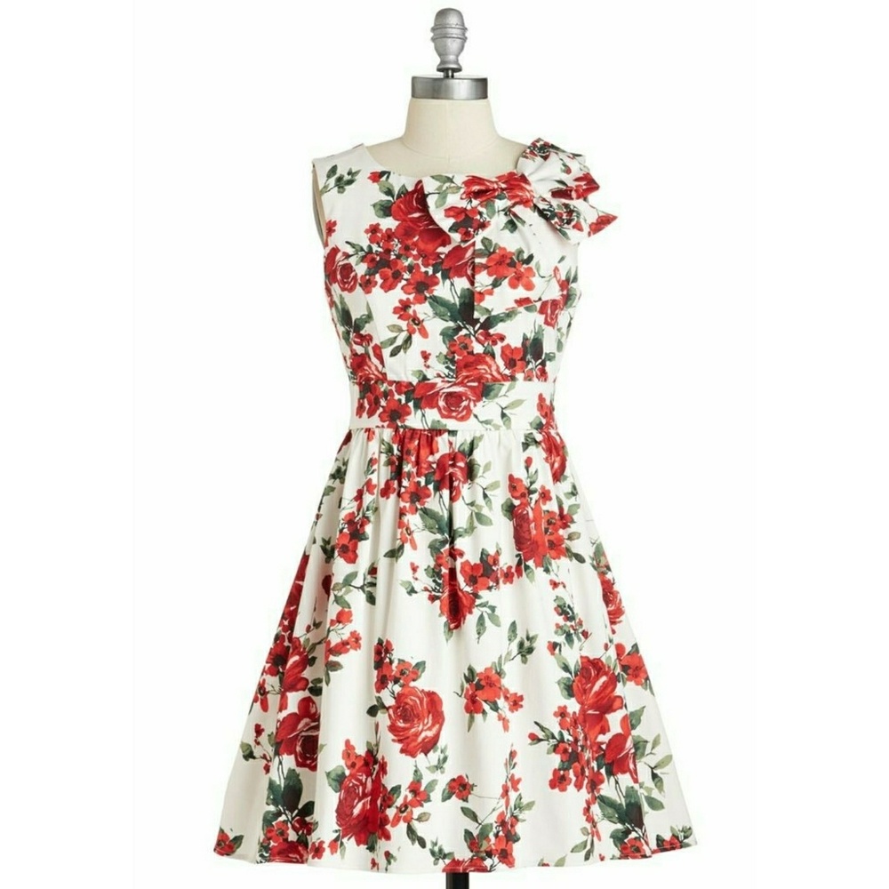ModCloth Ixia Flora Dress Sz L